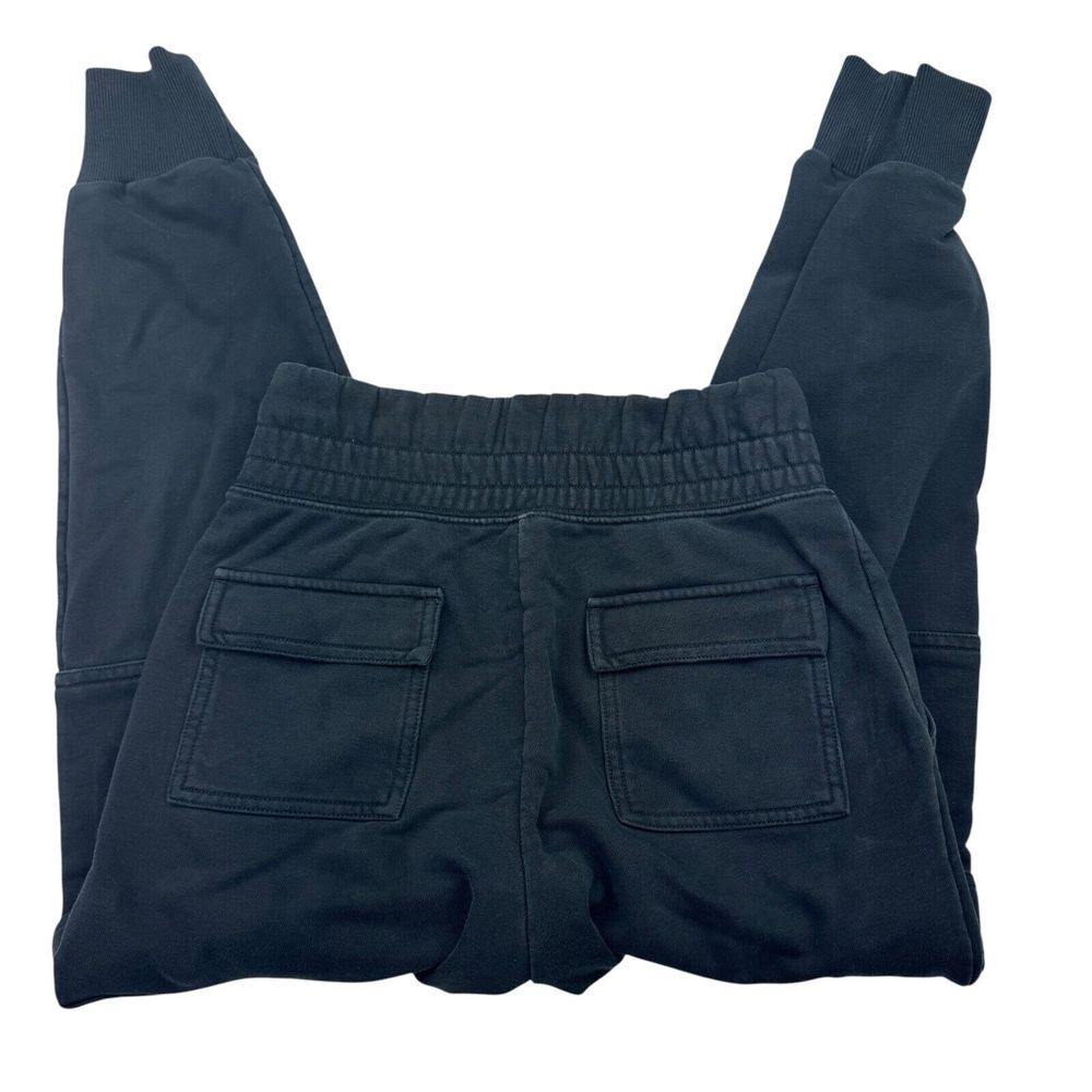 Fabletics Jogger Pants Womens 2XS Black Elastic Waist Drawstring Tapered Leg